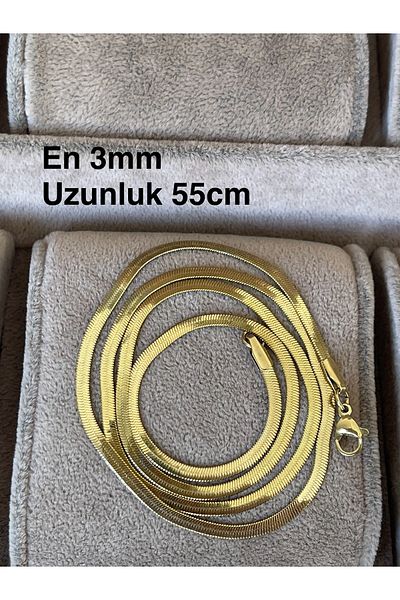 Rupen Kraft 316 L Surgical Steel Snake Model Stainless Tarnish Free Steel Necklace