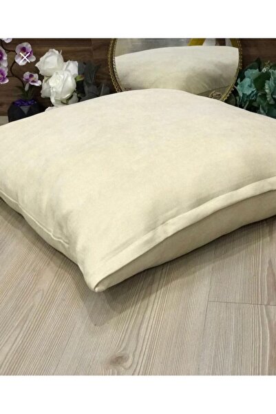 Kumru Çeyiz Tasarım Çok Kullanışlı Mat Kadife Yer Minderi Kılıfı 60x60