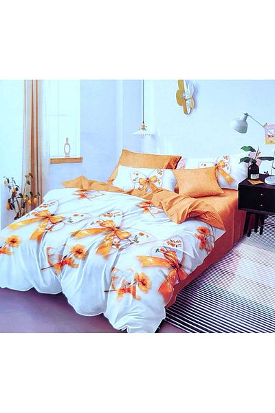Casa Pucioasa Double bed linen, Finet, Pucioasa, 6 pieces, Fitted sheet 230x250 cm