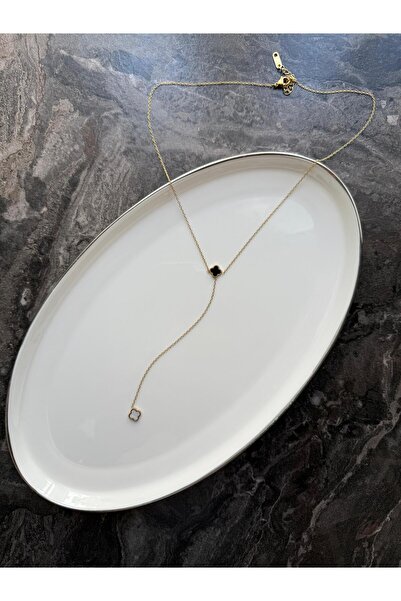 Nera Accessories Yonca detaylı Y kolye