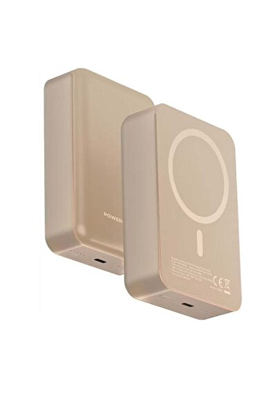 Powerology 20000mAh MagSafe Aluminum Power Bank with Battery Level Indicator,...