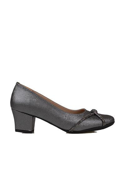 Trend Adımlar Pantofi clasici de damă Silver Stone Spiraled