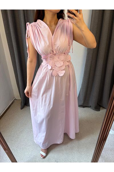 ROSSA Floral Poplin Dress