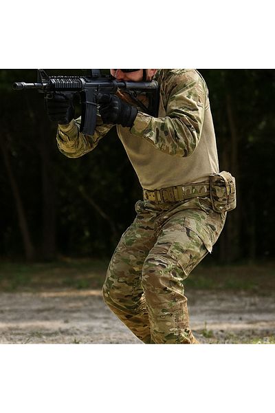 OEM Centură tactică militară de vânătoare 130 cm reglabilă cu cataramă în 3 puncte, camuflaj