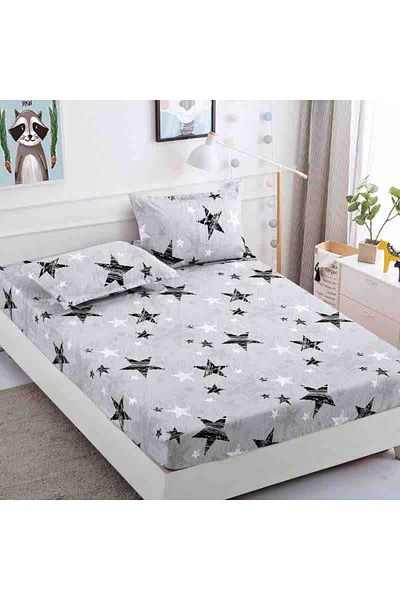 FIONNA.RO Fine Cotton Duvet Cover 90x200cm - Stars
