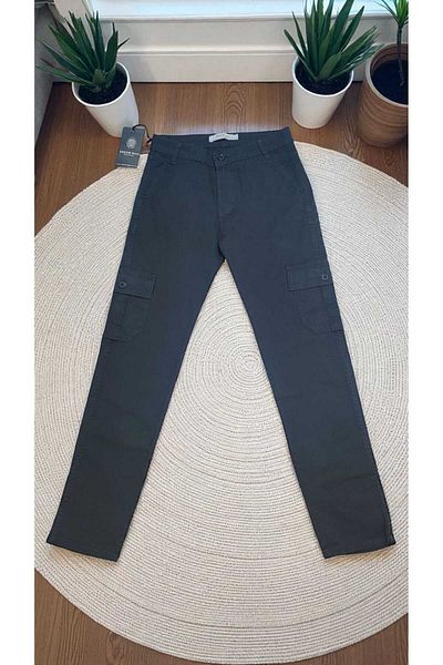 Endow jeans Cargo Pocket Men's Pants, 100% Cotton Lycra Gabardine Linen Fabric Regular Fit Top Quality Product