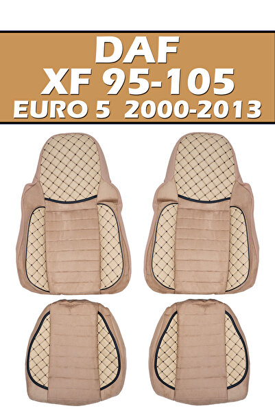 VIPTIRSHOP DAF XF 95-105 (2000-2013) غطاء مقعد من الجلد السويدي