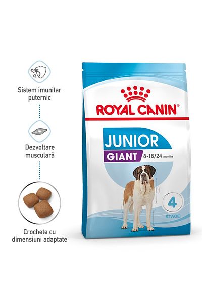 Royal Canin Giant Junior Dry Food For Junior Dogs, Growth Stage 2, 3.5 Kg