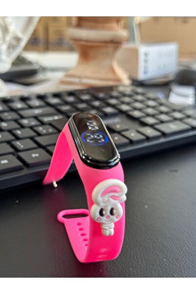 Newon Figürlü Dijital Led Çocuk Saati Dokunmatik Ekranlı Su Geçirmez