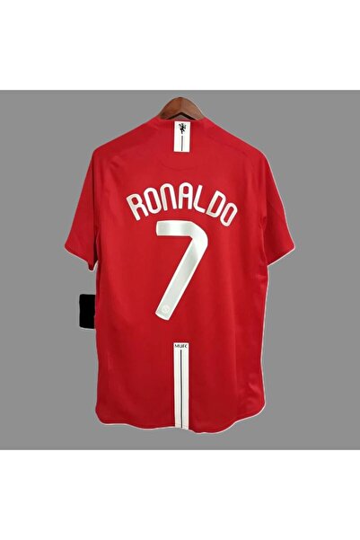 Lion Spor قميص كريستيانو رونالدو مان/يونايتد 2008 نهائي موسكو للبالغين (أكمام...