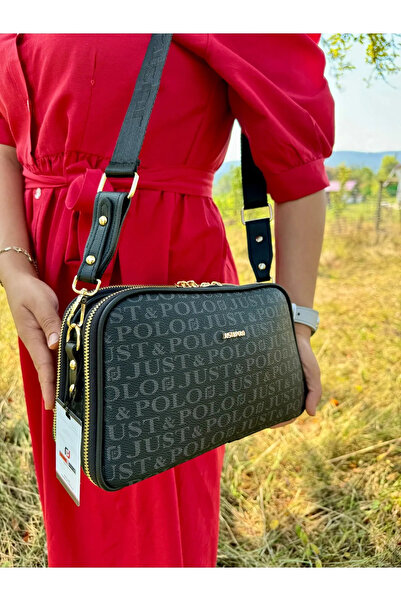 Just Polo Kadın Günlük Kullanıma Uygun Baskılı Ayarlanabilir Askılı Şık Omuz ...