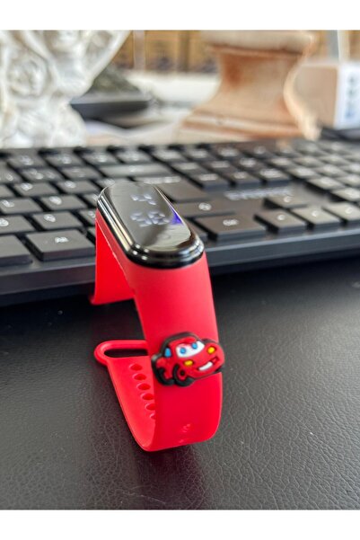 Newon Figürlü Dijital Led Çocuk Saati Dokunmatik Ekranlı Su Geçirmez