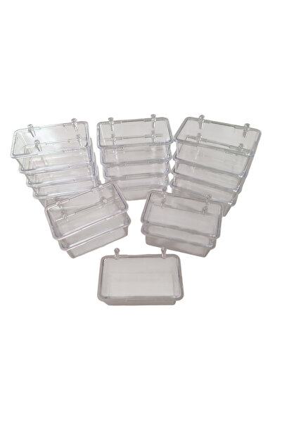 T-Pet Small Size Transparent Food Container 24 Pieces