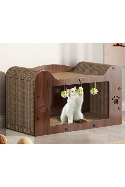 JollyMag Cat house and bed, with scratching and playing area, JollyMag, KOT25