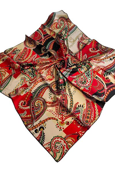 Aker Silk Crepe Satin Scarf 2025 Summer Season 9053701-311