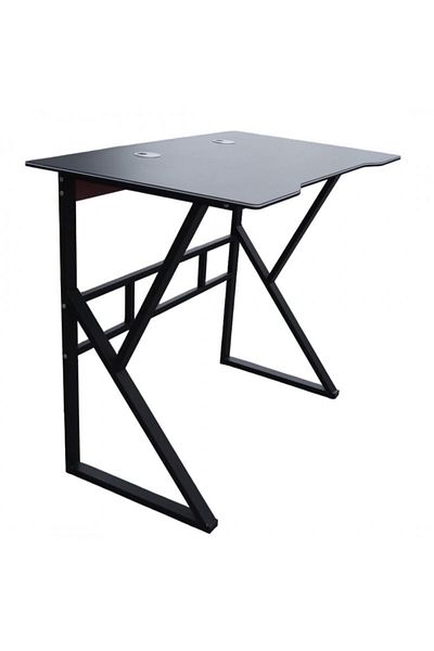 JollyMag Masa de gaming, birou negru, 100x60 cm, JollyMag, STL20CZ