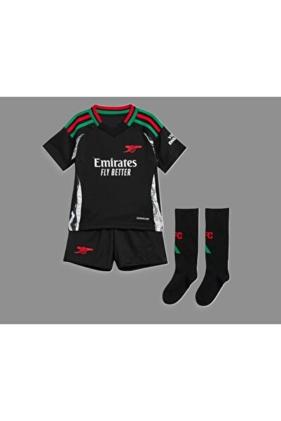 FRAGOLA A'rsenal 2024-25 Yeni Sezon Deplasman Çocuk Forması Forması 4'lü Set5...