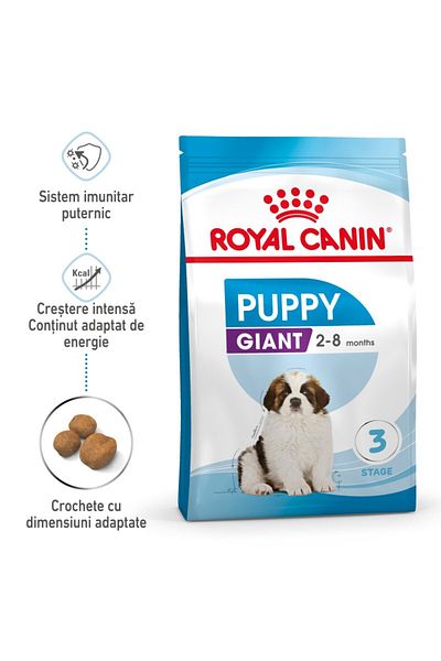 Royal Canin Hrană uscată Royal Canin Giant Puppy pentru câini juniori, stadiul de creștere 1, 15 kg