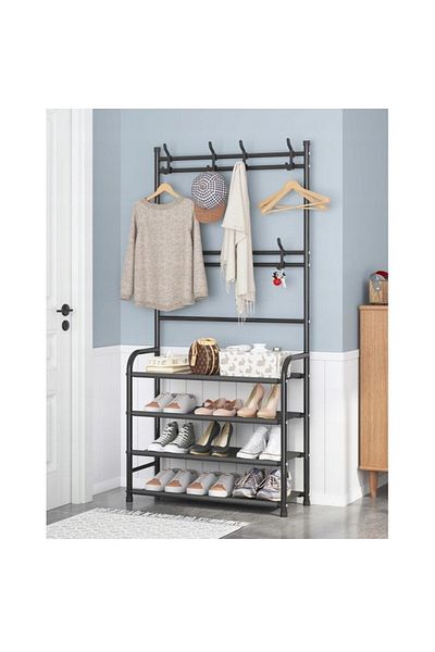 JollyMag Entrance hanger, 4-shelf shoe rack, 80x26x152 cm, JollyMag, SZ37