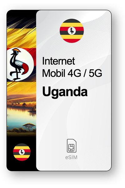 netSIM eSIM Internet Uganda, valid for 30 days, 5 GB traffic