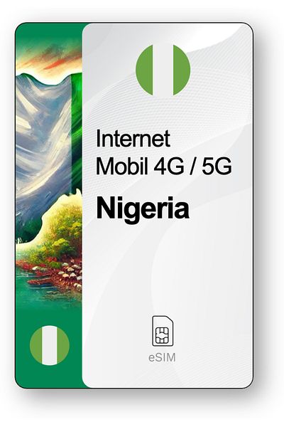 netSIM eSIM Internet Nigeria, valid for 30 days, 10 GB traffic