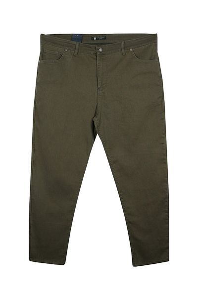 tambattal Παντελόνι Gabardine Plus Size με Λύκρα (Άνετη Φαρδιά Γραμμή)