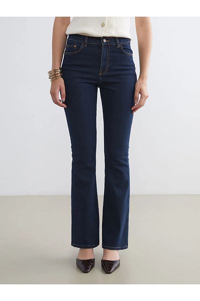 LC Waikiki Lcw Jeans Black Flare Women's Jean Pants