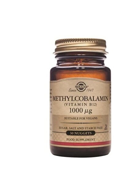 Solgar Methylcobalamin B12 1000 mcg 30 Dilaltı Tableti