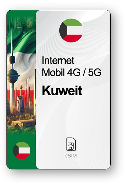 netSIM eSIM Internet Kuwait, valid for 30 days, Unlimited traffic