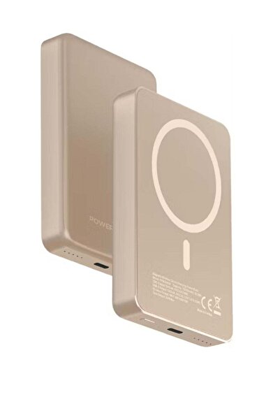 Powerology بنك طاقة MagSafe من الألومنيوم بسعة 10000 مللي أمبير/ساعة مع مؤشر ...