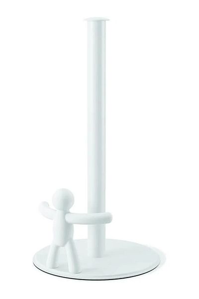 STOREMAX Държач за кухненски кърпи Buddy, стоящ, държач за ролка кухненски кърпи, бял