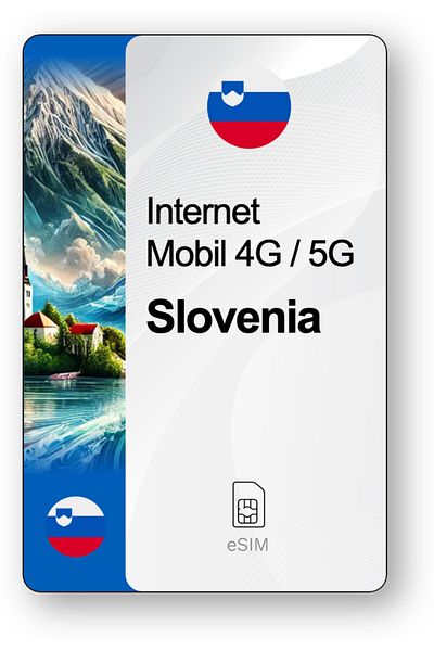 netSIM eSIM Internet Slovenia, valid for 30 days, 50 GB traffic