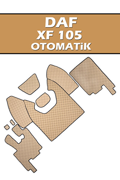 VIPTIRSHOP DAF XF 105.460 أوتوماتيك (2007-2013) سجادة مبطنة بالجلد