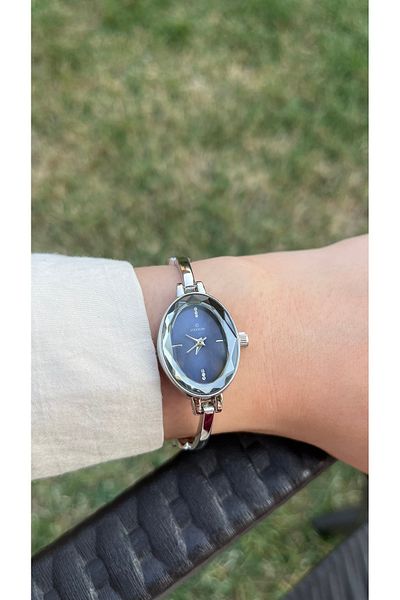 Bluemix Aksesuar Oval Dial Steel Women's Watch