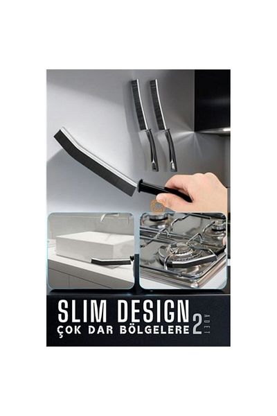 Findit Slim Very Narrow Area Brush 2 PCS