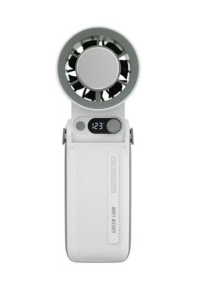 Green Lion Coolio Portable Fan with 1-199 Speed Levels, 6000mAh Battery Capacity, 5 Hours Charging T