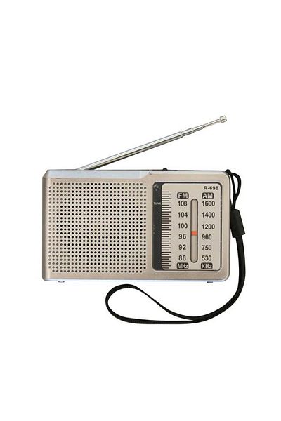 Wasat ELArab R-698 Portable Pocket Radio with Earphone Output and AM/FM Support for Personal Use