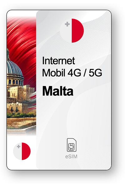 netSIM eSIM Internet Malta, valid for 30 days, 5 GB traffic