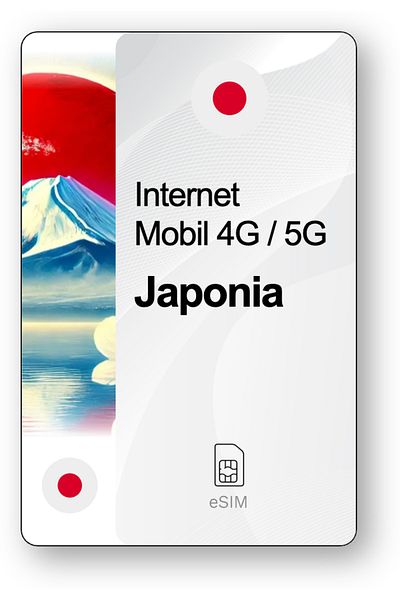 netSIM eSIM Internet Japan, valid for 7 days, Unlimited traffic