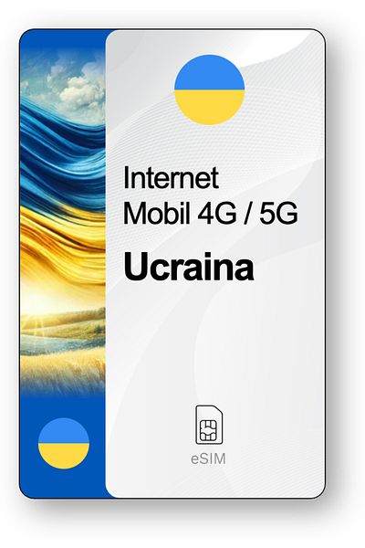 netSIM eSIM Internet Ukraine, valid for 30 days, Unlimited traffic
