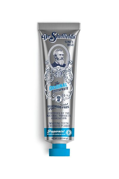 Dr. Sheffield's Pasta de dinti fara fluor cu menta, 88ml - Dr. Sheffields