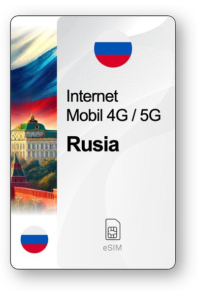netSIM eSIM Internet Rusia, valabil 30 zile, trafic 50 GB