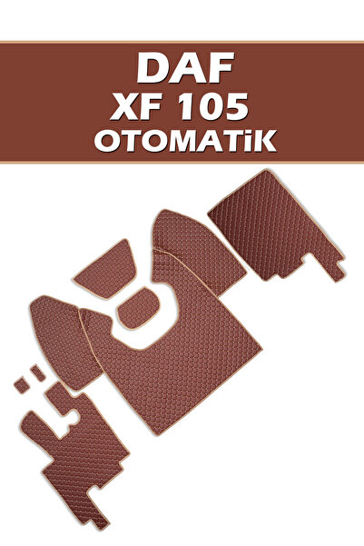 VIPTIRSHOP DAF XF 105.460 أوتوماتيك (2007-2013) سجادة مبطنة بالجلد