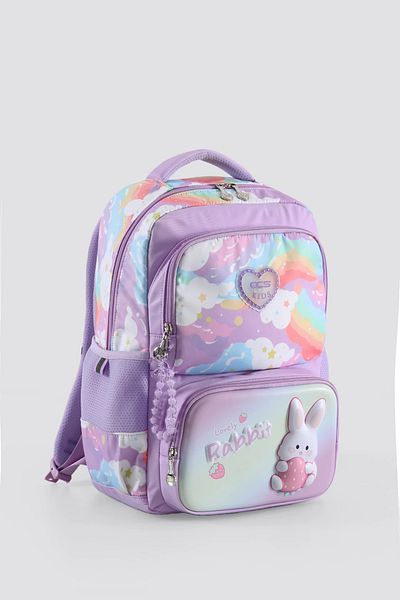 ÇÇS Orthopedic School Backpack with Purple Accessories 51924