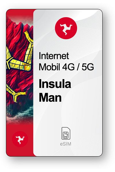 netSIM eSIM Internet Isle of Man, valid for 30 days, 10 GB traffic