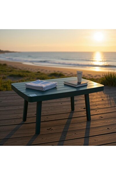 OLİWA DECOR Katlanabilir Bahçe Masası 53x78x58 cm – Outdoor Foldable Side Tab...