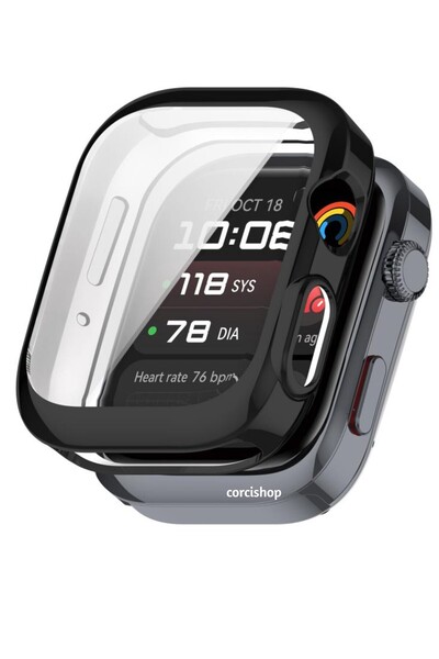 corcishop Huawei Watch D2 İle Uyumlu Tam Koruma Silikon Kasa Ekran Koruyucu K...