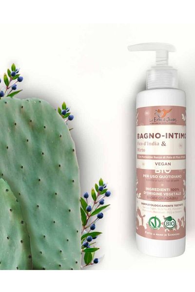 Le Erbe di Janas Gel intim cu cactus si mirt, 150ml - Erbe di Janas