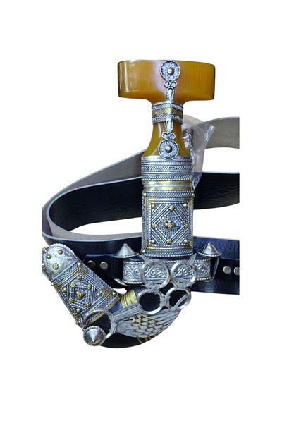 WM Silver Embroidered Traditional Khanjar Dagger