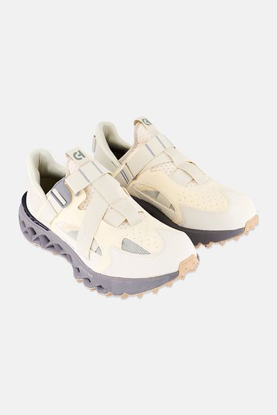 Cole Haan Men Wide 5ZG Monk Strap Slip On Casual Shoes, Cream